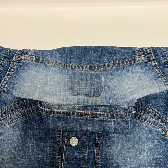 🌿 Levi’s Denim Tapered Jacket Jr XS 🌿 - Picture 5 of 7